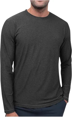 Men's Rash Guard Shirt SPF Sun Protection Long Sleeve Shirts Lightweight Breathable Quick Dry Fishing Swim T-Shirts