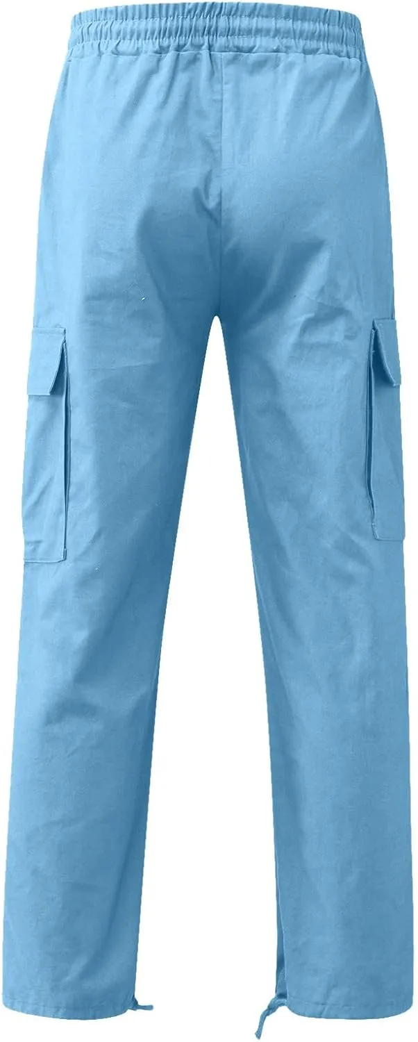 Mens Sweatpants with Pockets Big and Tall for Men Loose Fit Drawstring Pockets Sweatpants Athletic Workout Sweat Pants
