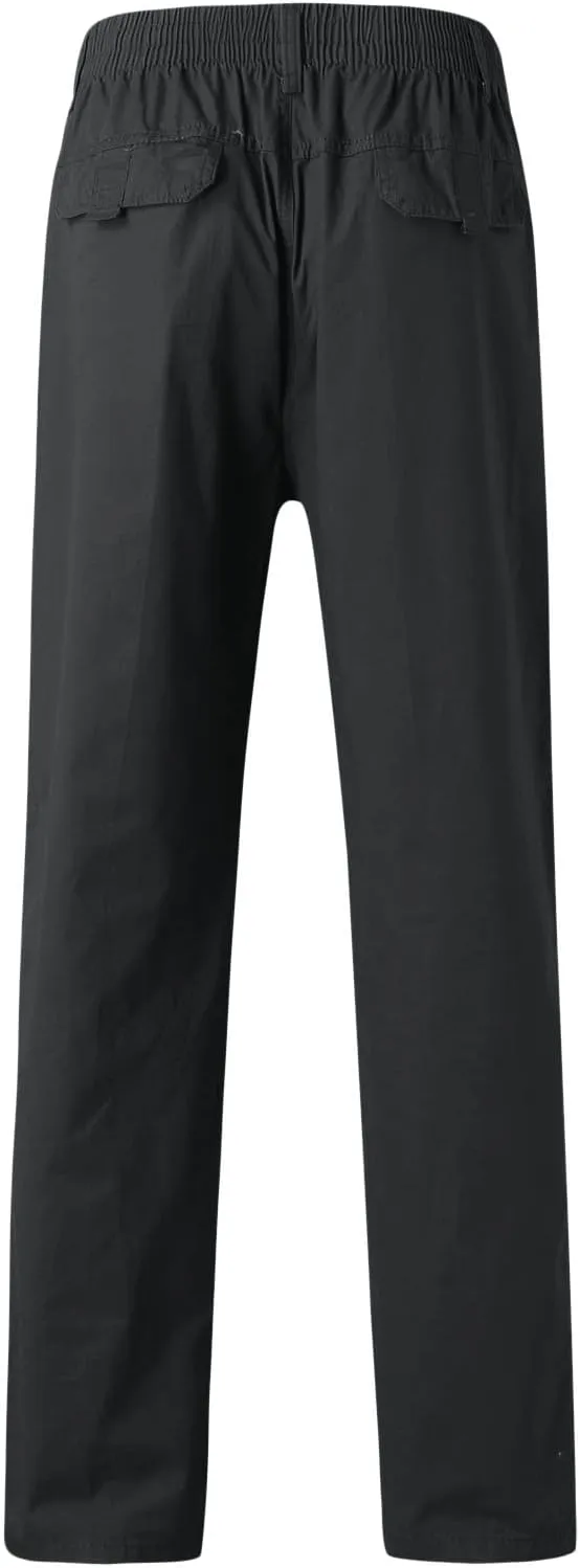 Mens Sweatpants with Pockets Big and Tall Pants with Zipper Pockets Men Pants Casual Fashion Joggers Comfortable Basic