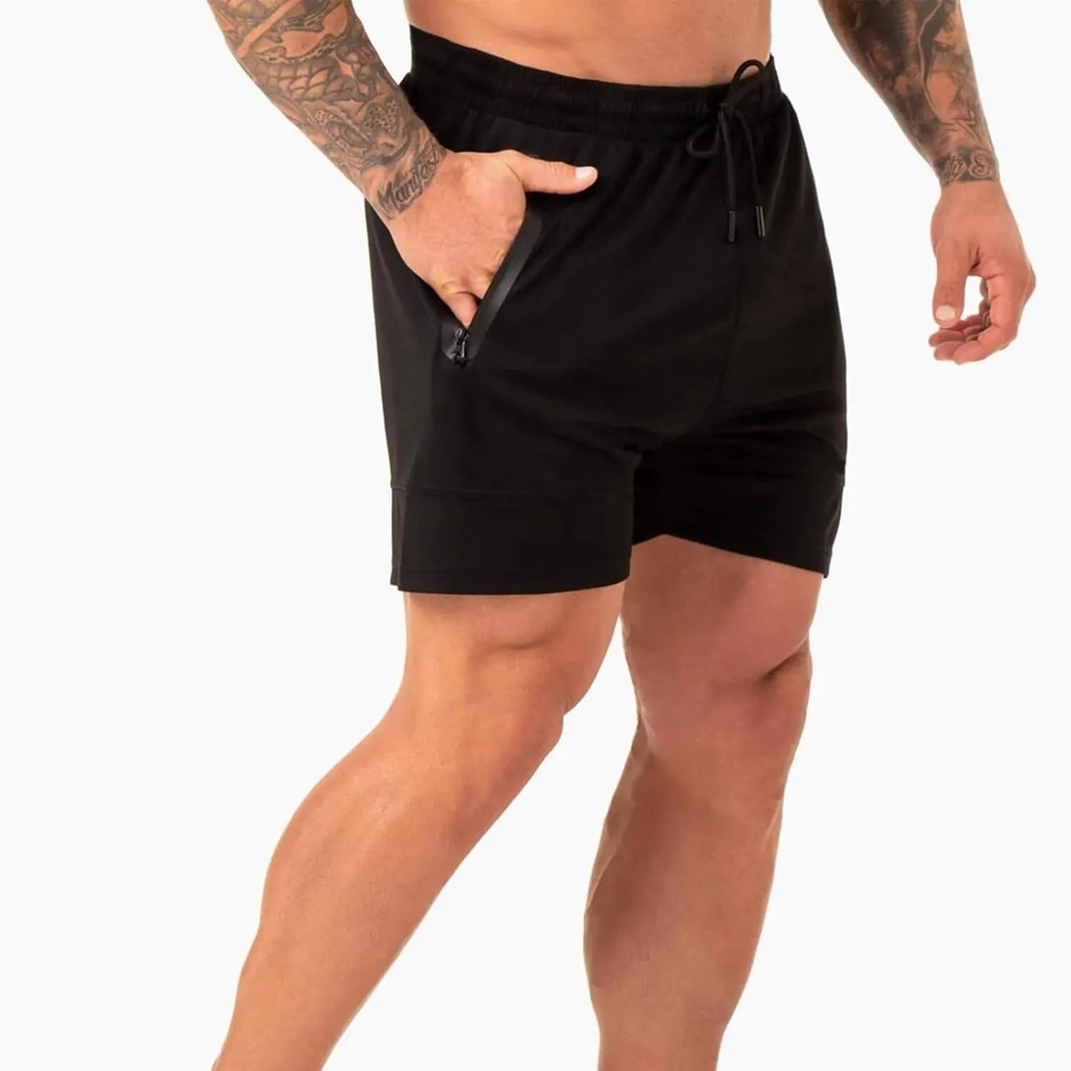 Mens Workout Athletic Shorts Drawstring Quick Dry Hiking Shorts Men Lightweight Sports Gym Shorts Running