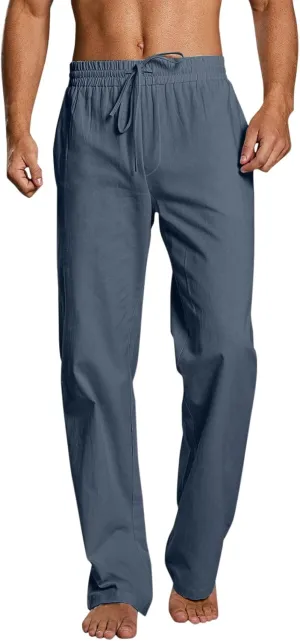 Mens Workout Cargo Sweatpants Men's Sweatpants Truck Fleece Lined with Elastic Waistband Fleeced Sweat Pants Trousers