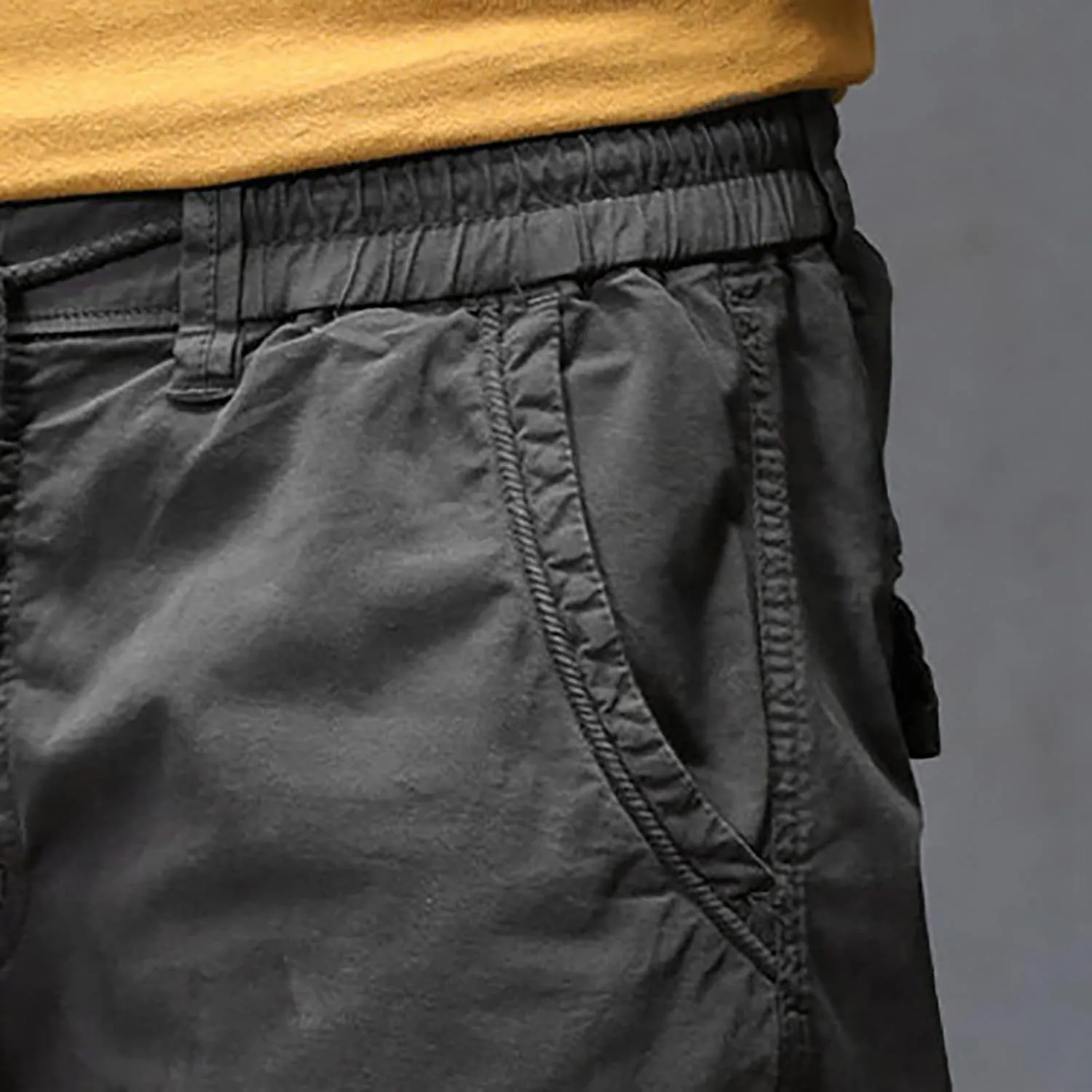 Mens Workout Cargo Sweatpants Running Pants Pockets Men's Pants Stripped Trousers Men's Fleece Sweatpant with Pockets