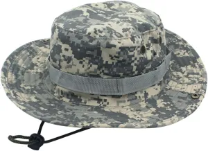 Military Tactical Boonie Hats for Men Women Camo Visor Bucket Hats Outdoor Hunting Fishing Caps Casual Safari Sun Hat