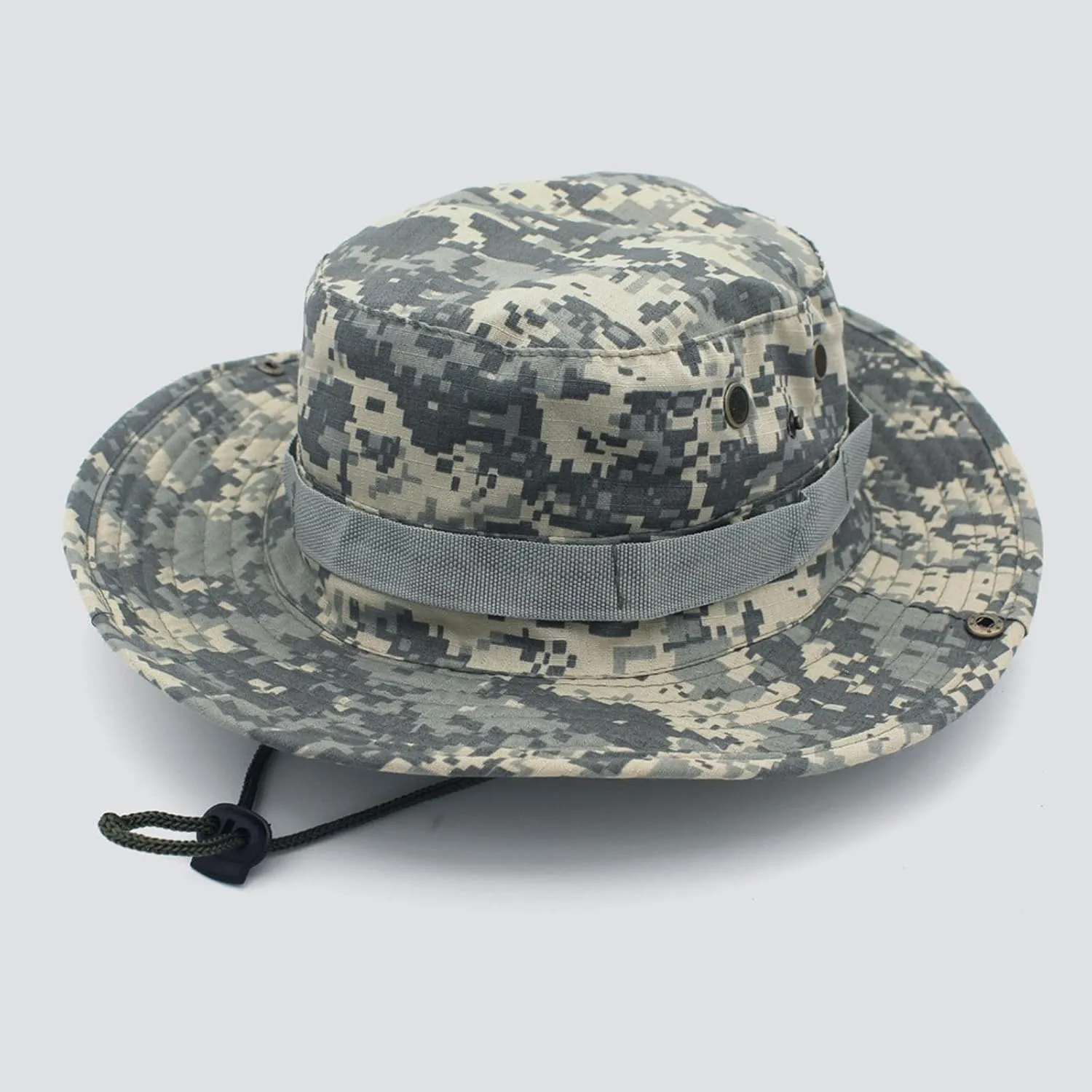 Military Tactical Boonie Hats for Men Women Camo Visor Bucket Hats Outdoor Hunting Fishing Caps Casual Safari Sun Hat