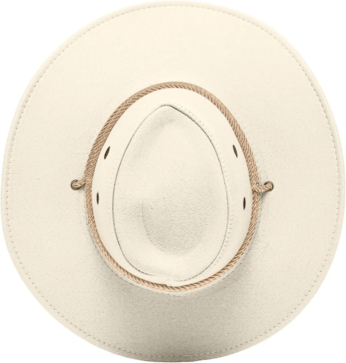 Panama Hat Men Women Wide Brim UV Protection UPF 50  Caps Adjustable Cowboy Hats with Chin Cord Retro Felt Caps Womens Mens