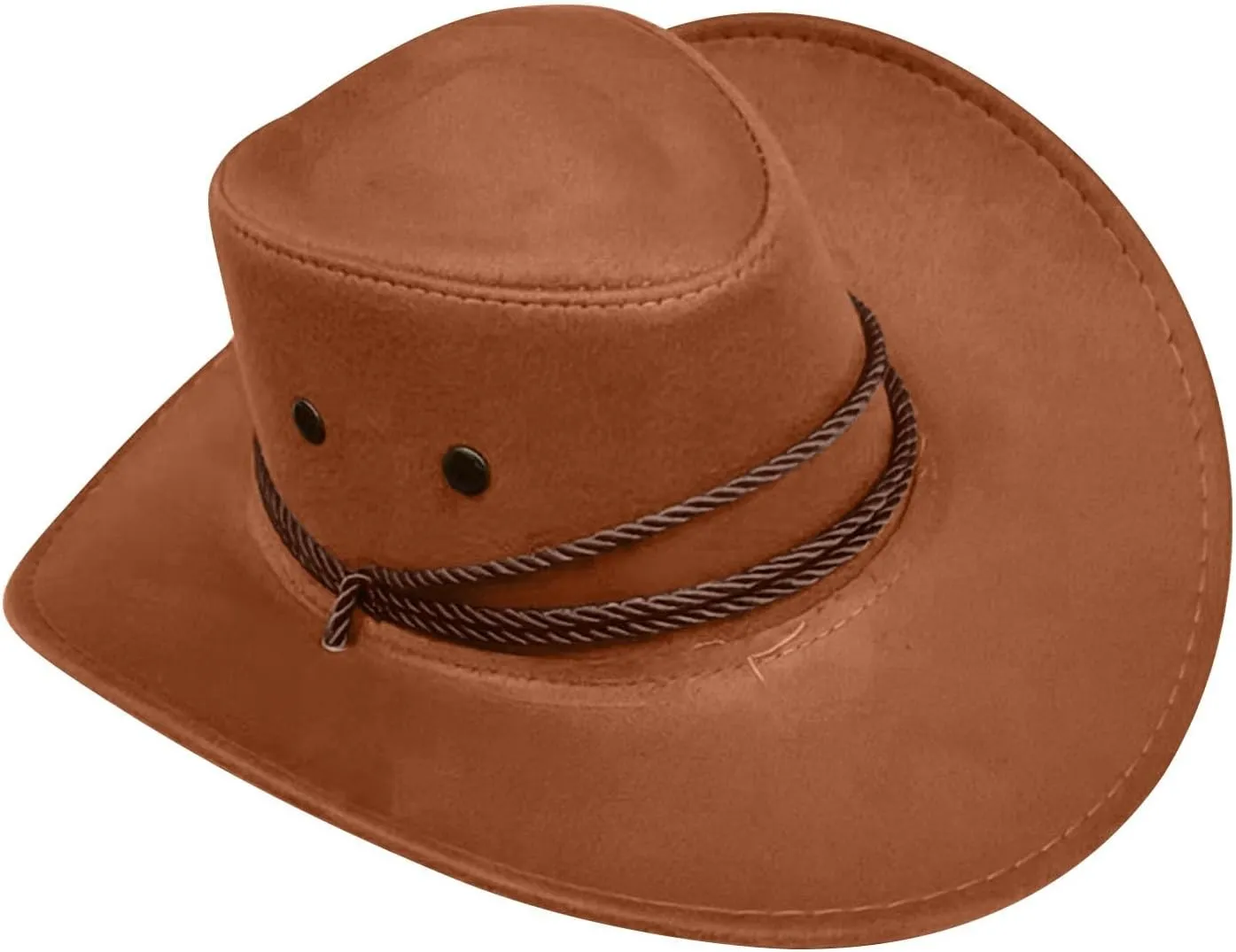 Panama Hat Men Women Wide Brim UV Protection UPF 50  Caps Adjustable Cowboy Hats with Chin Cord Retro Felt Caps Womens Mens
