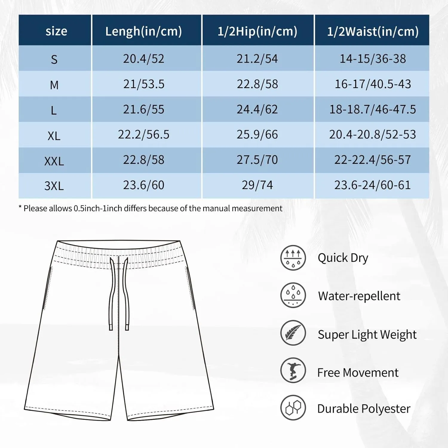 Phish Shorts Men's Beach Shorts Basketball Shorts Lightweight Breathable Running Short Quick Dry
