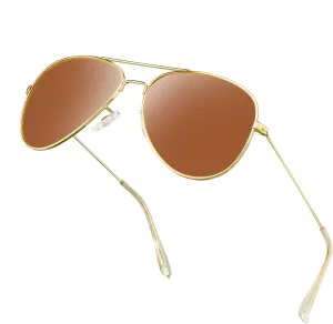 Polarized Aviator Sunglasses for Men/Women Metal Mens Sunglasses Driving Sun Glasses