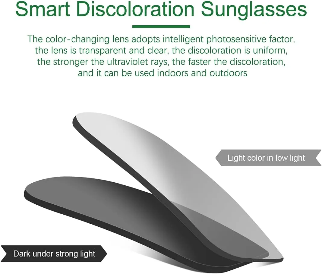 Polarized Photochromic Driving z87 Sunglasses for Men Day Night Safety Glasses