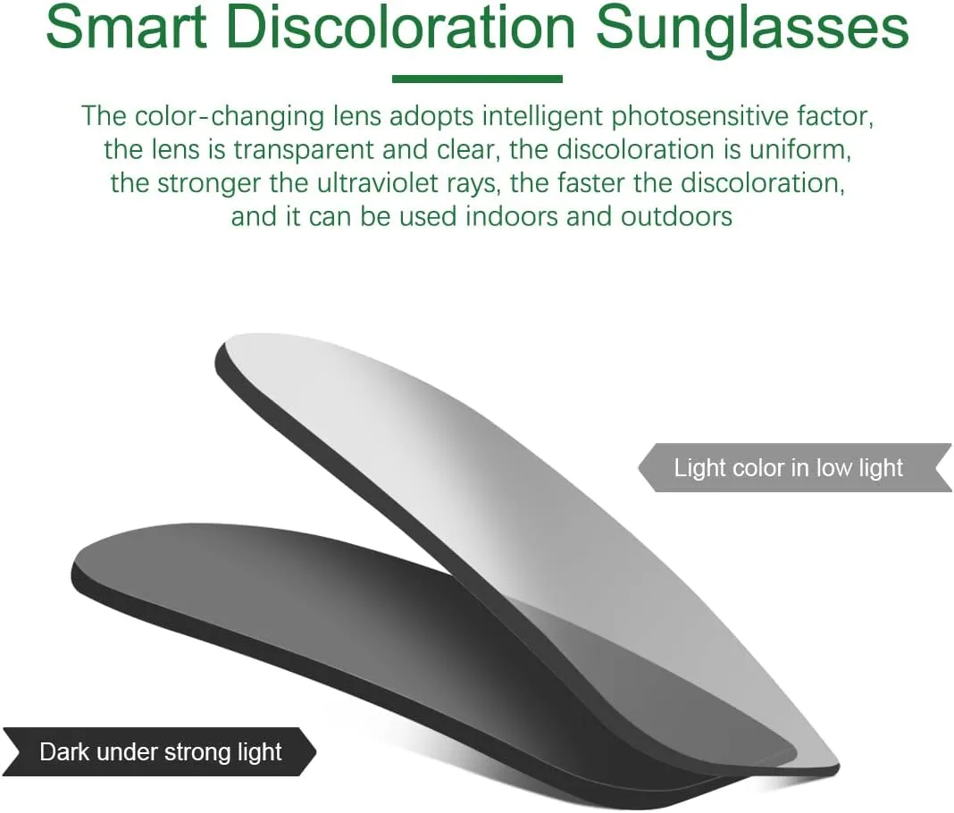 Polarized Photochromic Driving z87 Sunglasses for Men Day Night Safety Glasses
