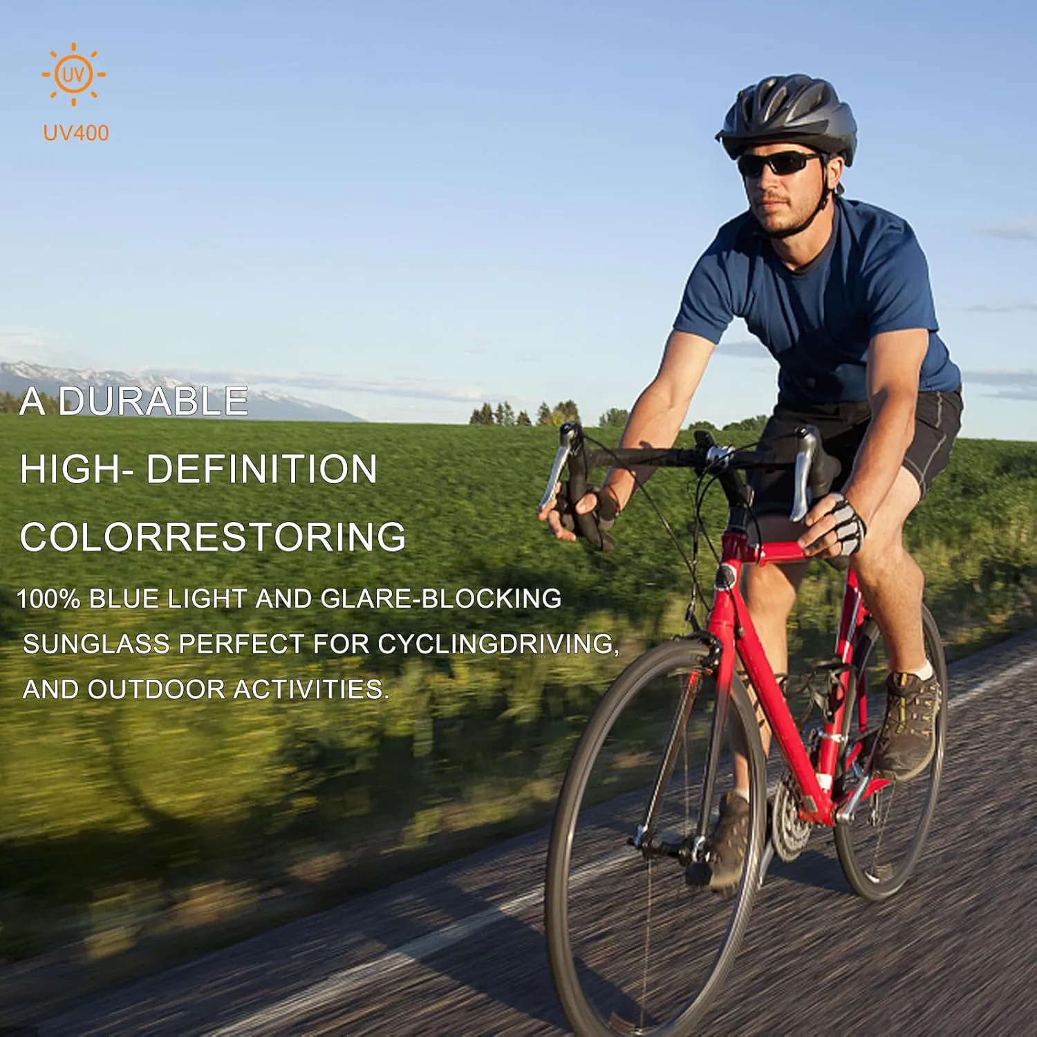 Polarized Photochromic Sunglasses for Men - UV Protection and Lightweight Sun Glasses for Driving Fishing