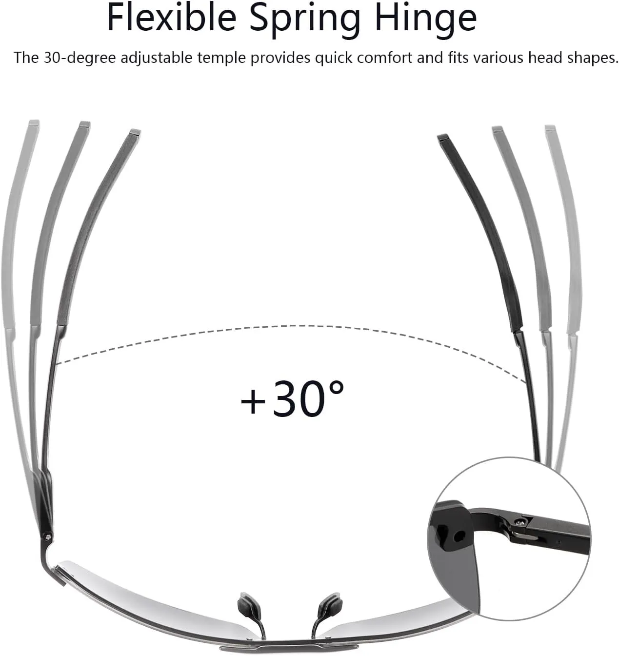 Polarized Photochromic Sunglasses for Men - UV Protection and Lightweight Sun Glasses for Driving Fishing