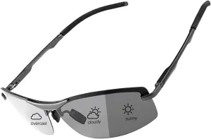 Polarized Photochromic Sunglasses for Men - UV Protection and Lightweight Sun Glasses for Driving Fishing