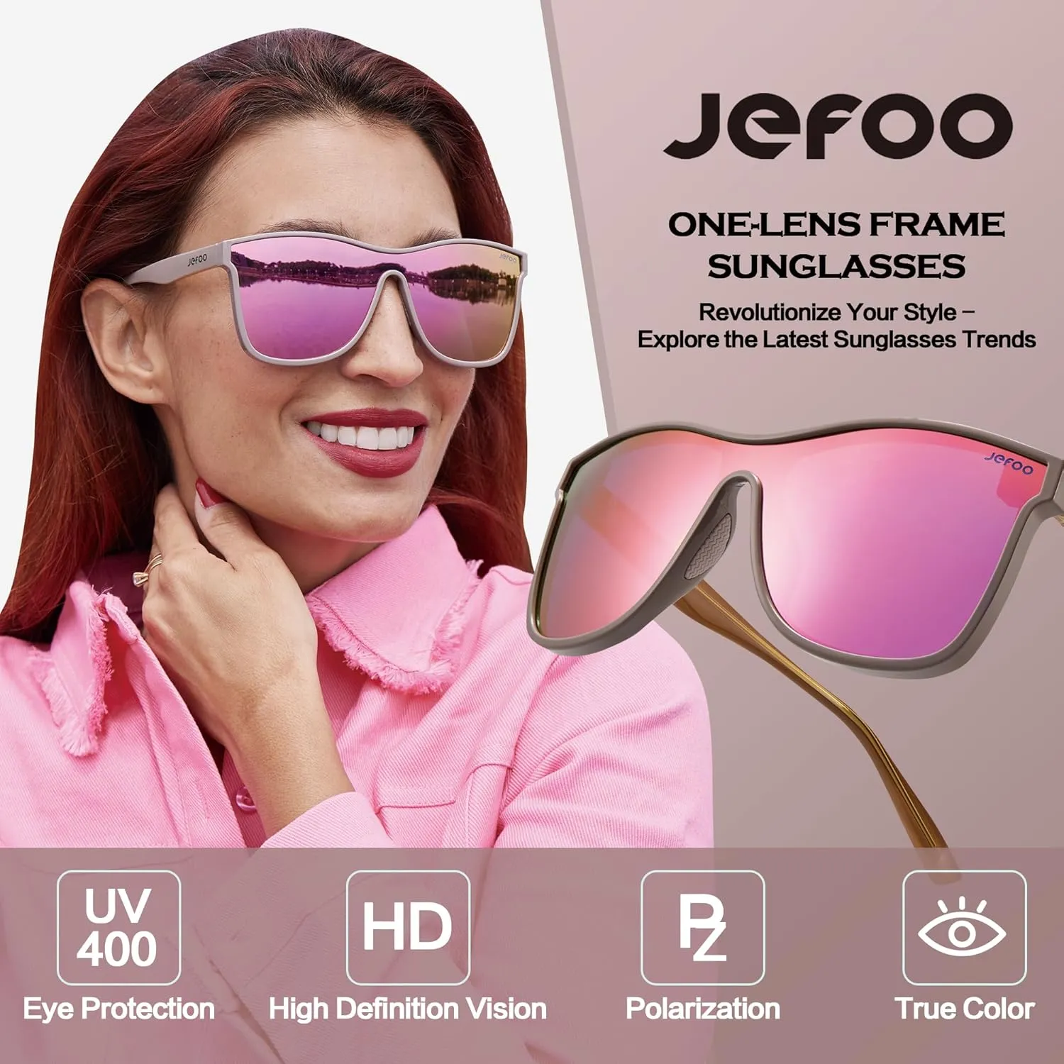 Polarized Sunglasses Men Trendy Mirrored shades Women Reflective Sun Glasses UV Protection