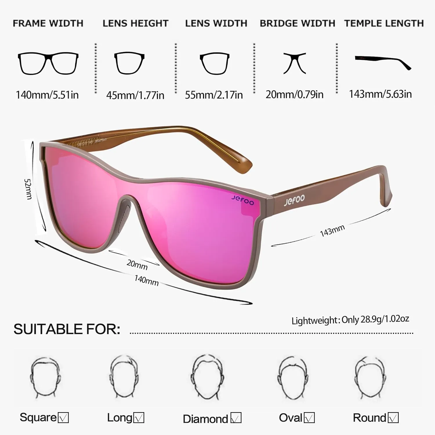 Polarized Sunglasses Men Trendy Mirrored shades Women Reflective Sun Glasses UV Protection