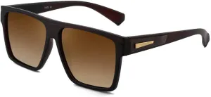 Retro Oversized Polarized Sunglasses Women Men Design Driving Big Large Sunglasses for Women Men Black