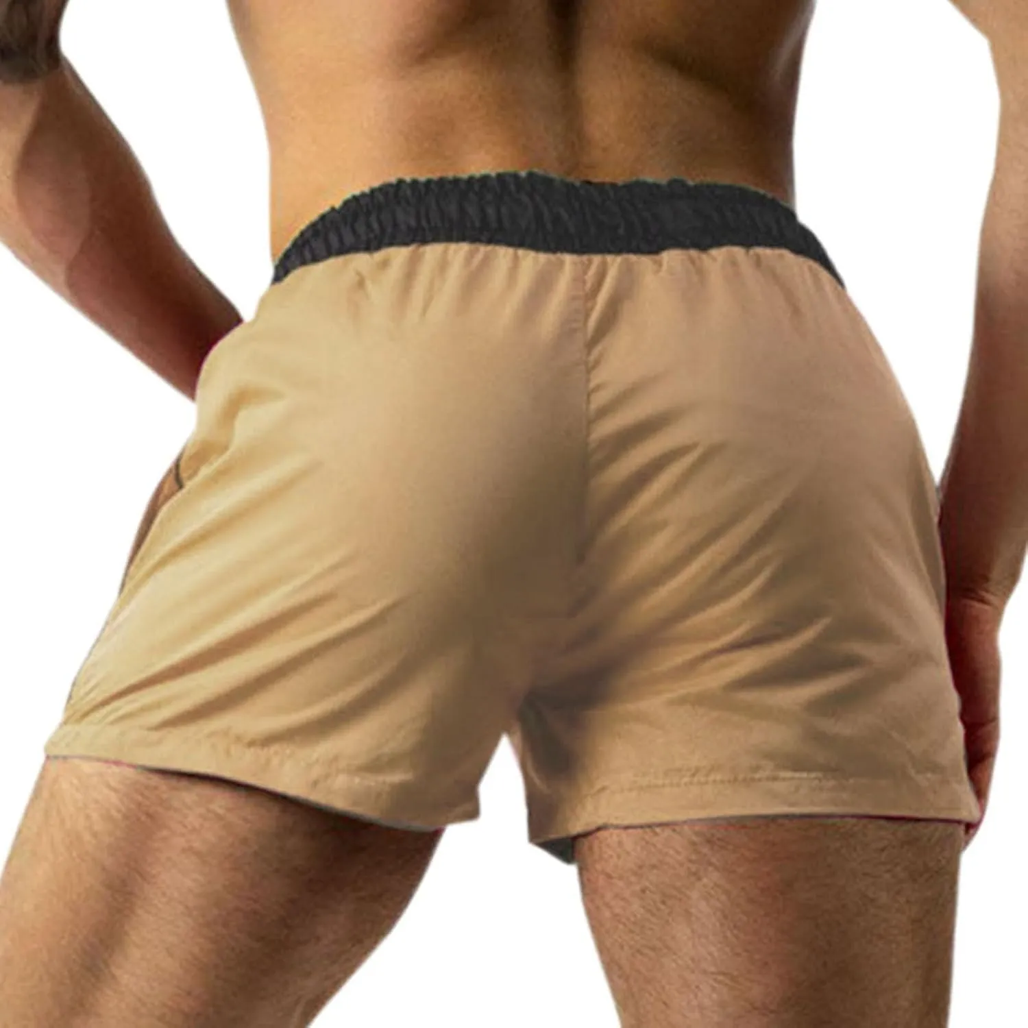 Running Shorts Men Casual Summer Shorts Quick Dry Athletic Shorts Elastic Waist Drawstring Shorts Loose Gym Shorts