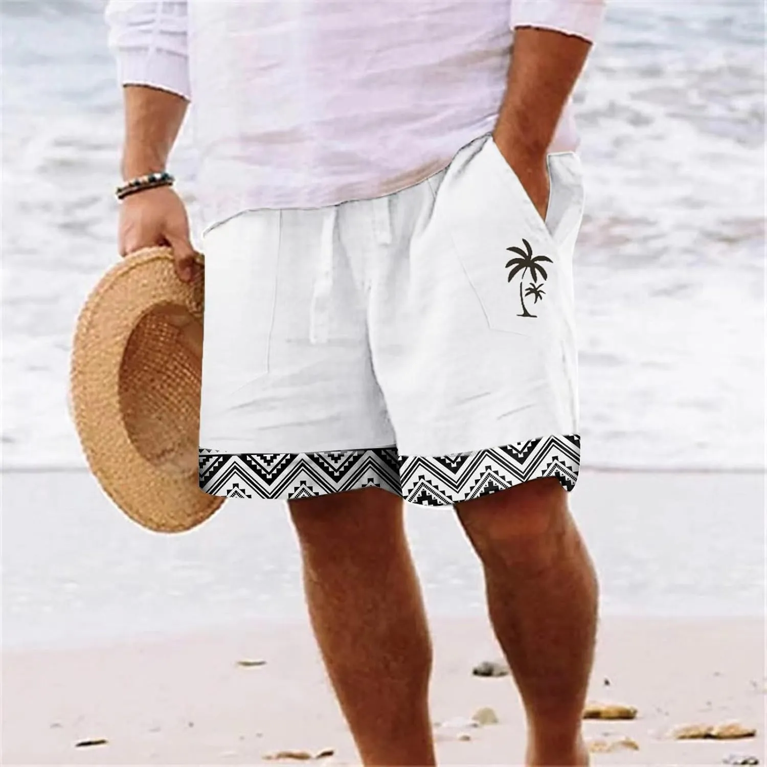 Shorts Men Leisure and Fitness Sports Plus Size Five Surf Quick Drying Beach Pants Shorts Men's Jean Shorts Men's