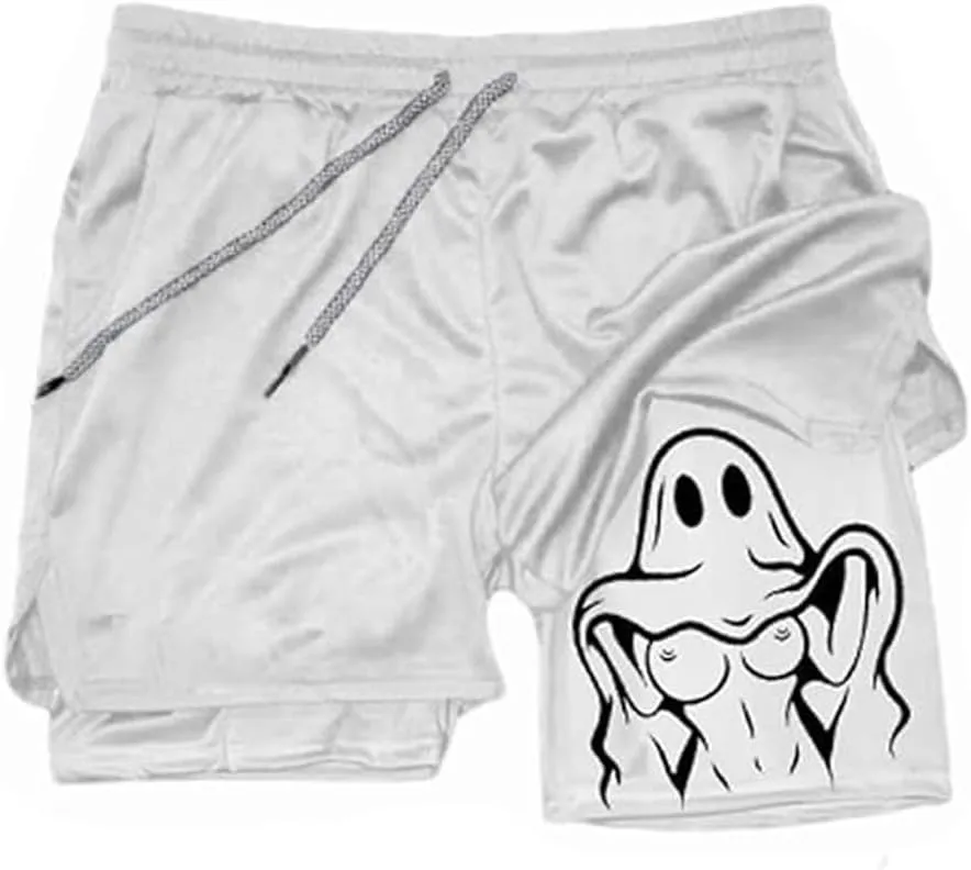 Siirigo Shorts Men, Siirigo Clothing Gym Shorts Mens, Siirigo Mens Athletic Shorts Quick Dry Short (F,3XL)