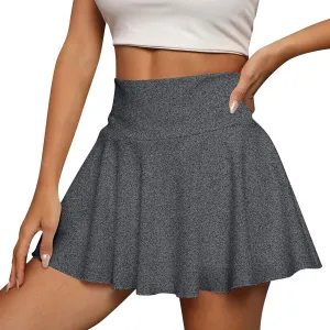 Skater Skirt for Women 2025 Casual Mini Stretch Waist Flared Pleated Classic Mini Skirts, S-2XL