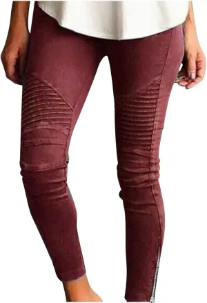 SMIDOW High Waisted Leggings for Women Plus Size Seamless Scrunch Butt Gym Yoga Pants Stretch Pull-on Jeggings Activewear