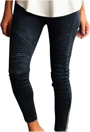 SMIDOW High Waisted Leggings for Women Plus Size Seamless Scrunch Butt Gym Yoga Pants Stretch Pull-on Jeggings Activewear