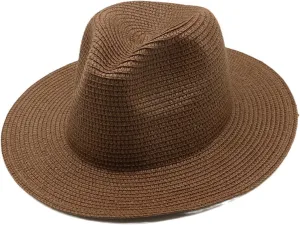 Straw Sun Hatin Wide Brim for Summer Sunshine Beach Trip Casual Outdoor Travel Hiking Camping