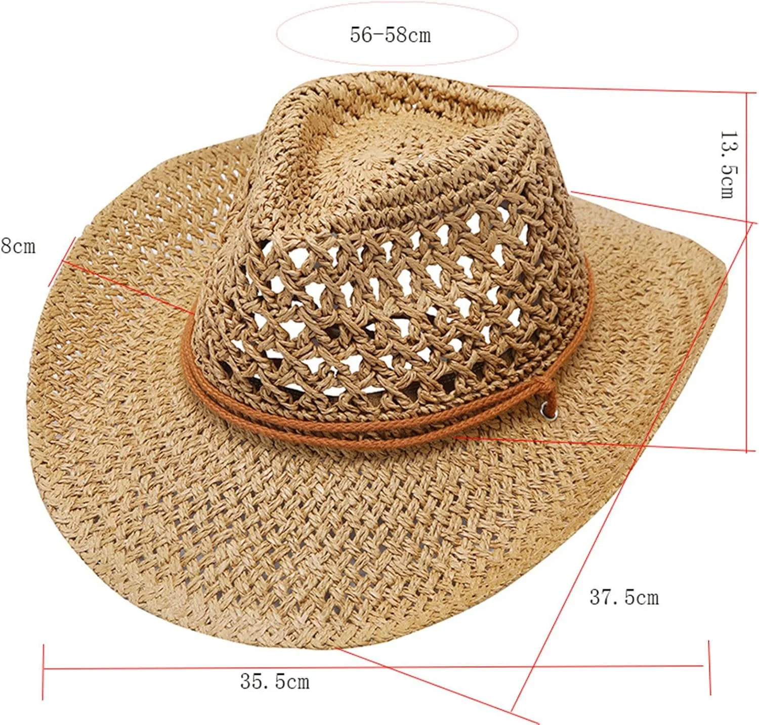 Straw Sun Hats for Women Summer Wide Brim Roll Up Beach Hat Breathable Lightweight Straw Hat Outdoor Sun Protection Hat