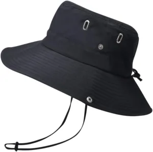 Sun Fashing Cap for Men,Brim Super Wide Brim Sun Hat for Fishing, Hiking Summer Drawstring Fisherman Beach Hats