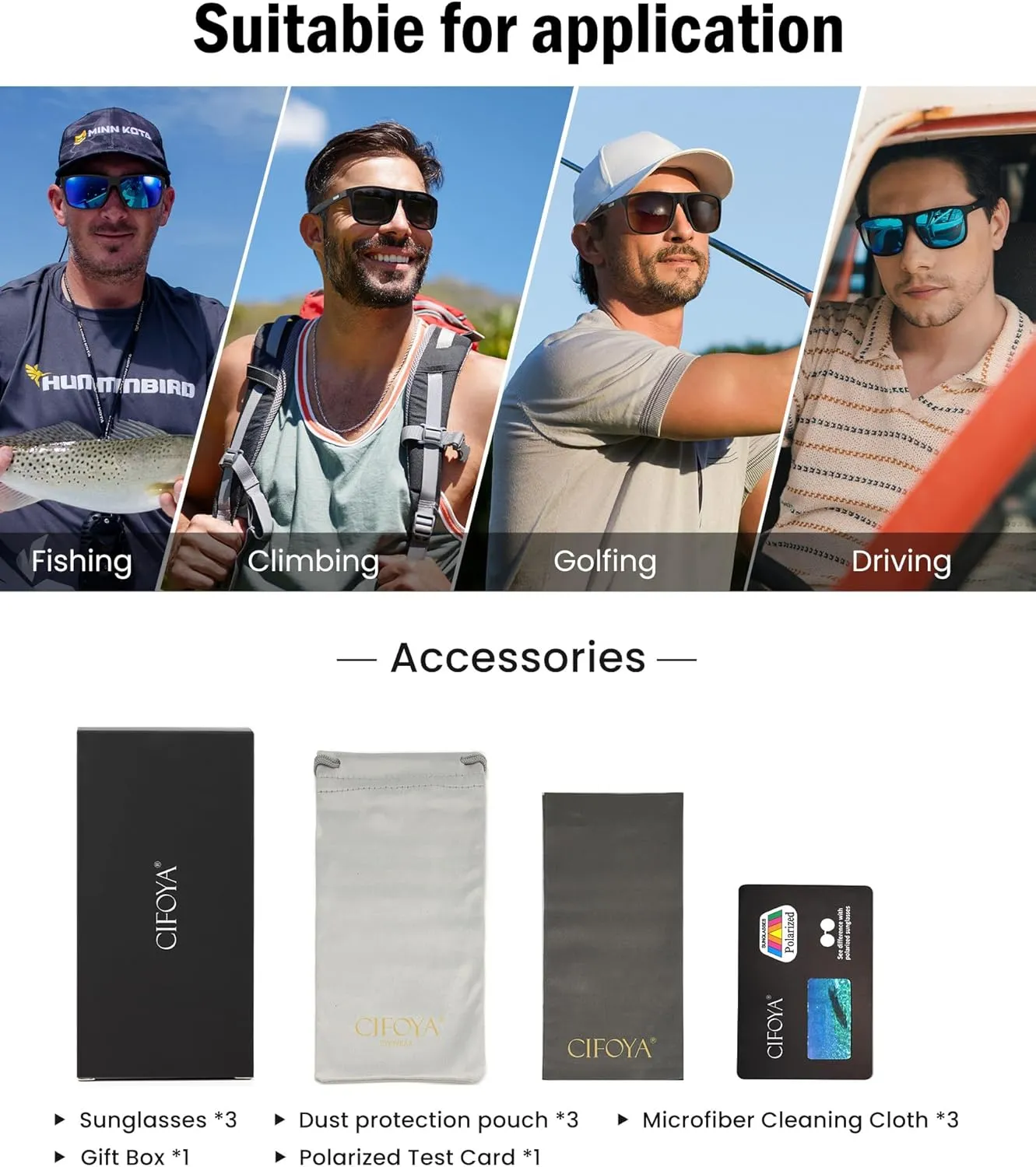 Sunglasses-for-Men Polarized Mens Sunglasses: Retro Sun glasses with UV Protection for Driving Fishing Golf