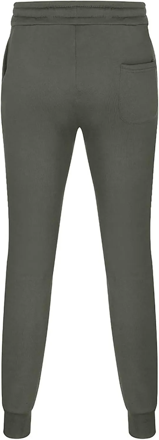 Sweatpants for Men with Pockets Pockets Men's Cargo Sweatpants Open Bottom Straight Leg Casual Fit Baggy Jogger Pants