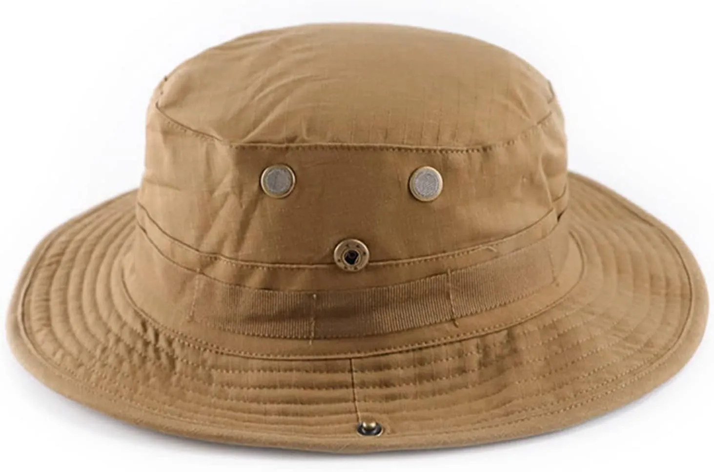 Unisex Summer Men Bonnie Hat Round Top Round Brim Waterproof Bucket Hat Sun Visor Camping Mountaineering Windproof