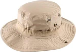 Unisex Summer Men Bonnie Hat Round Top Round Brim Waterproof Bucket Hat Sun Visor Camping Mountaineering Windproof