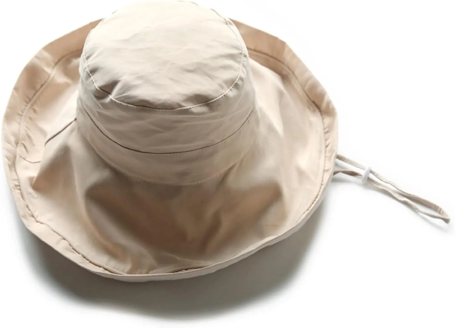 Wide Brim Sun Hats Women Cotton Floppy Roll-Up Bucket Hat Packable Summer Beach Hat UV Protection Travel Accessories