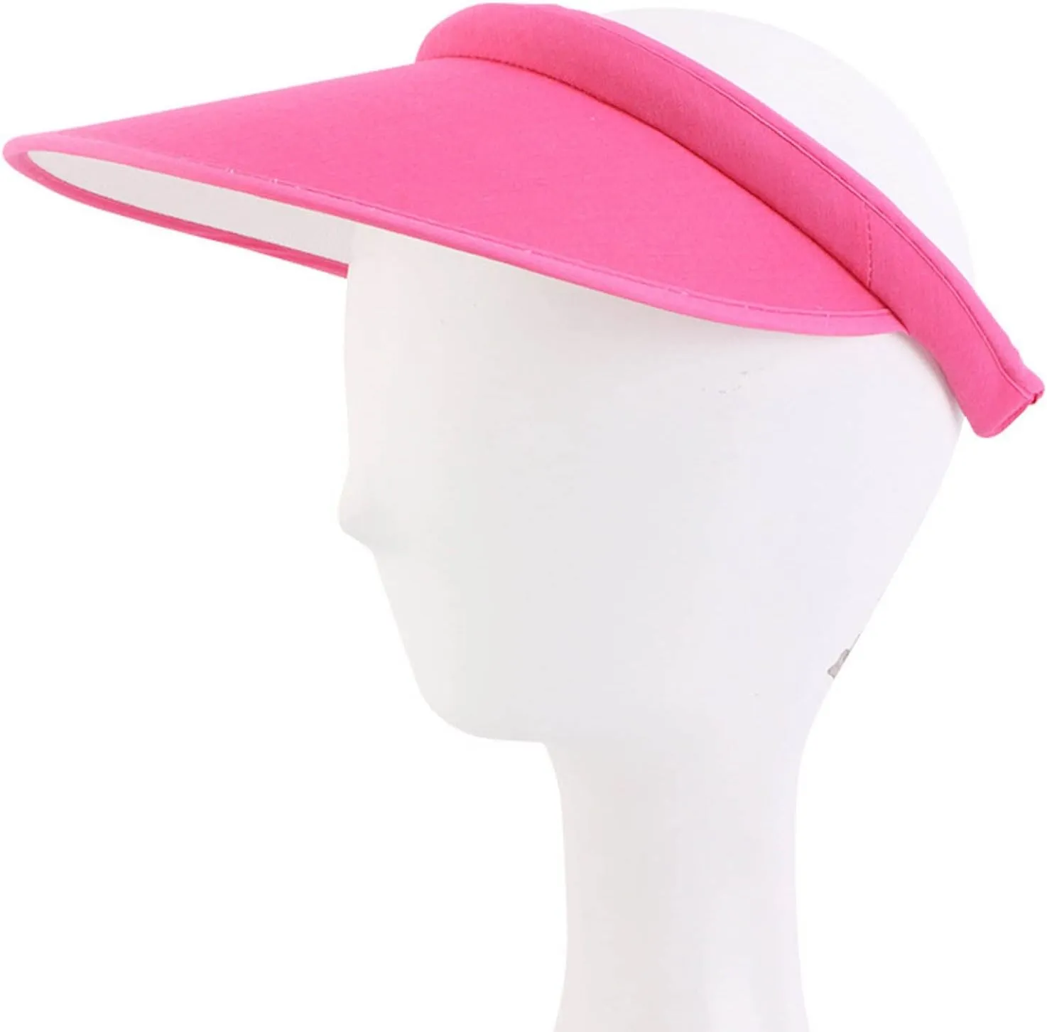 Wide Brim Visor Hats for Men Women Clip on Sun Visors Hat Adjustable Casual Large Size Sun Hat Beach Cap