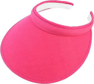 Wide Brim Visor Hats for Men Women Clip on Sun Visors Hat Adjustable Casual Large Size Sun Hat Beach Cap