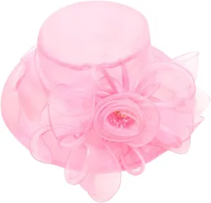 Women Lace Retro Wedding Tea Fascinator Hat Bridal Short Brim Roll up Sun Hat Sunshade Hat Fedora Foldable Lightweight