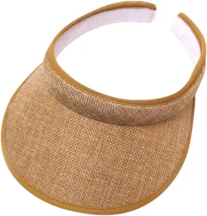 Women Men Sport Sun Visor Hats Large Brim Empty Top Baseball Cap Colorful Sun Protection Hat Golf Caps for Summer