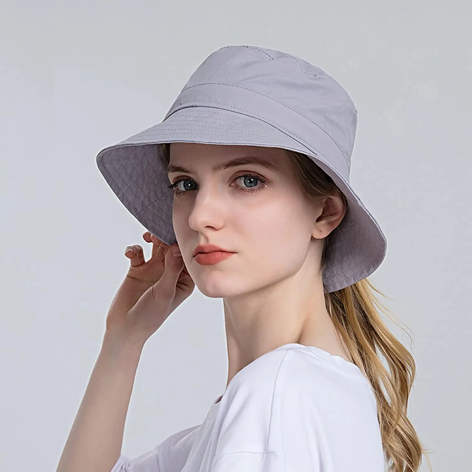 Women Sun Hat Wide Brim Protection Beach Hat Adjustable Bucket Hat Summer Hats Fruit Basket Hat
