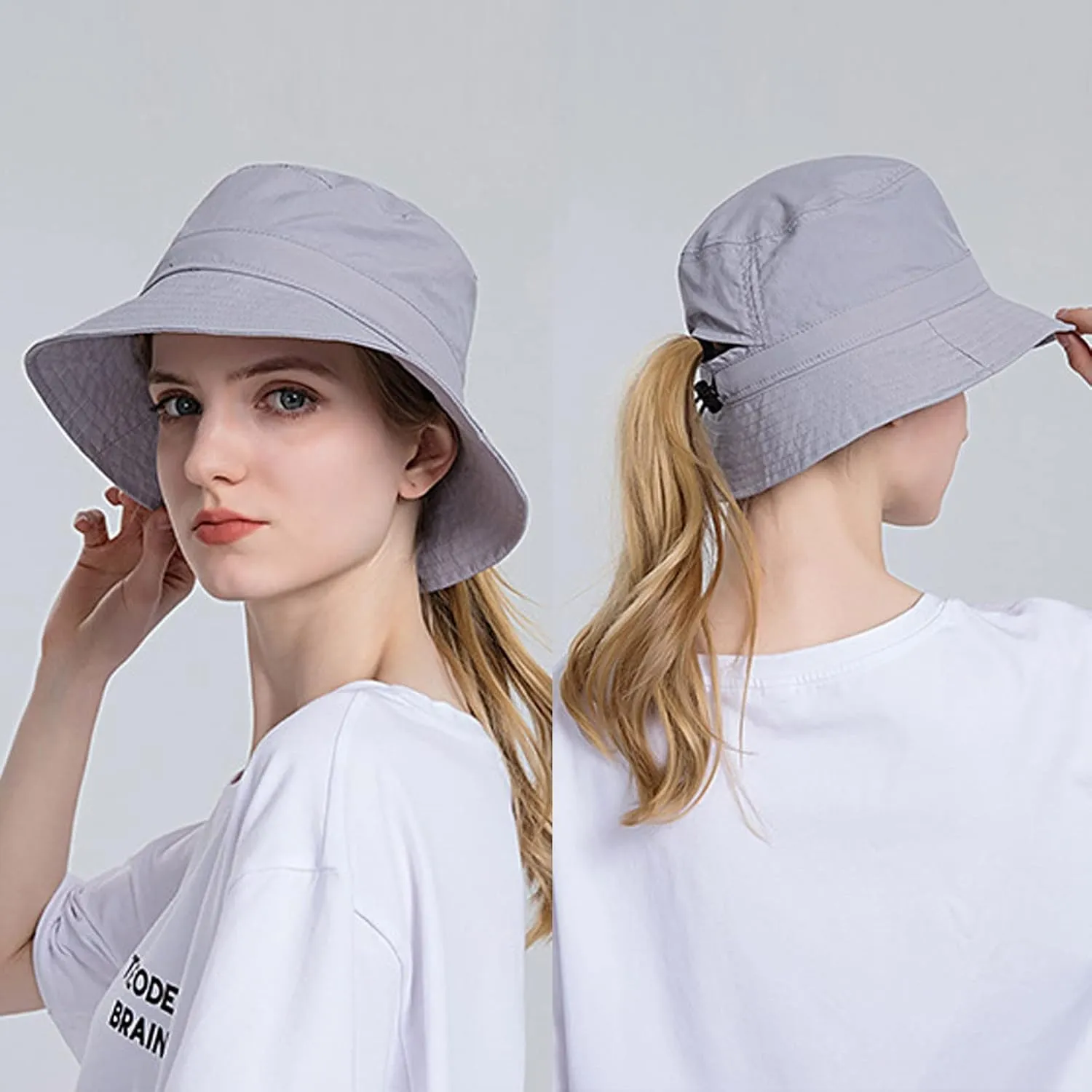 Women Sun Hat Wide Brim Protection Beach Hat Adjustable Bucket Hat Summer Hats Fruit Basket Hat