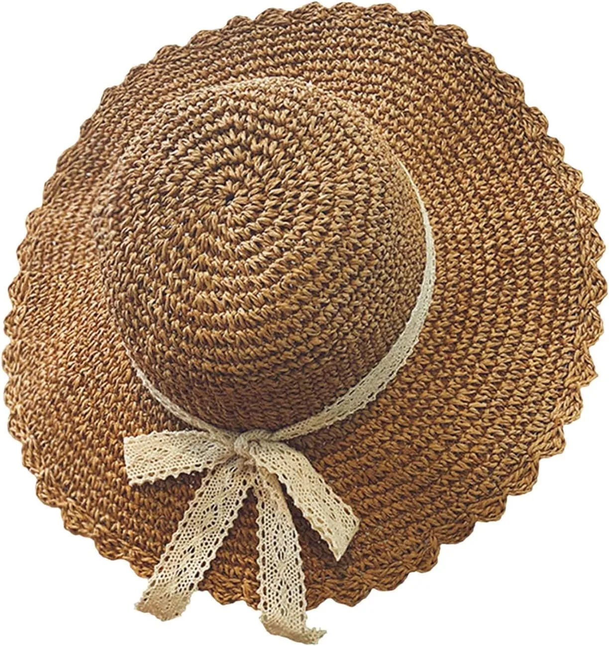 Womens Beach Sun Straw Hat Floppy Packable Short Brim Roll Up Panama Hat Straw Fedora Hats for Women