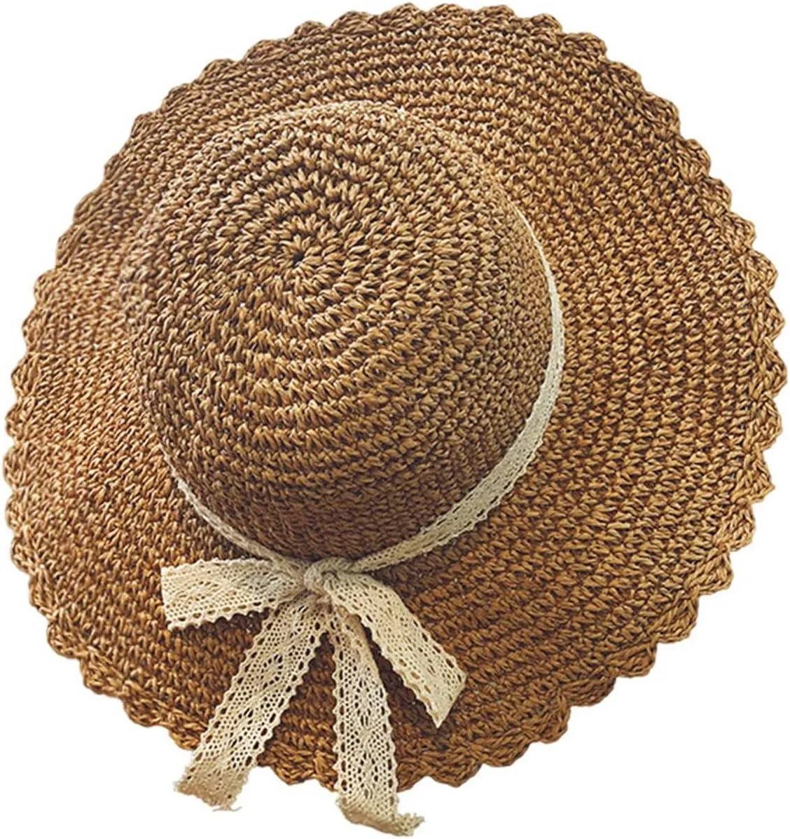 Womens Beach Sun Straw Hat Floppy Packable Short Brim Roll Up Panama Hat Straw Fedora Hats for Women