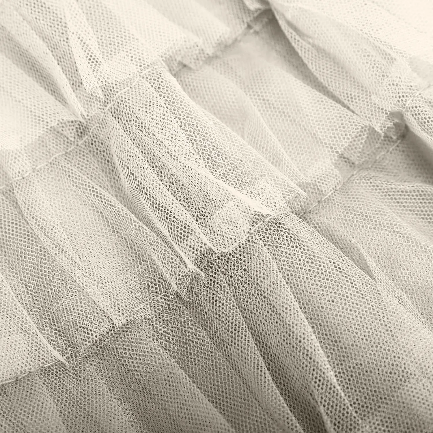 Womens Elegant A Line Skirts Midi Mesh Flowy Skirts Tiered Tulle Skirts Puffy Layered Ruffle Skirt Fluffy Fairy Skirt