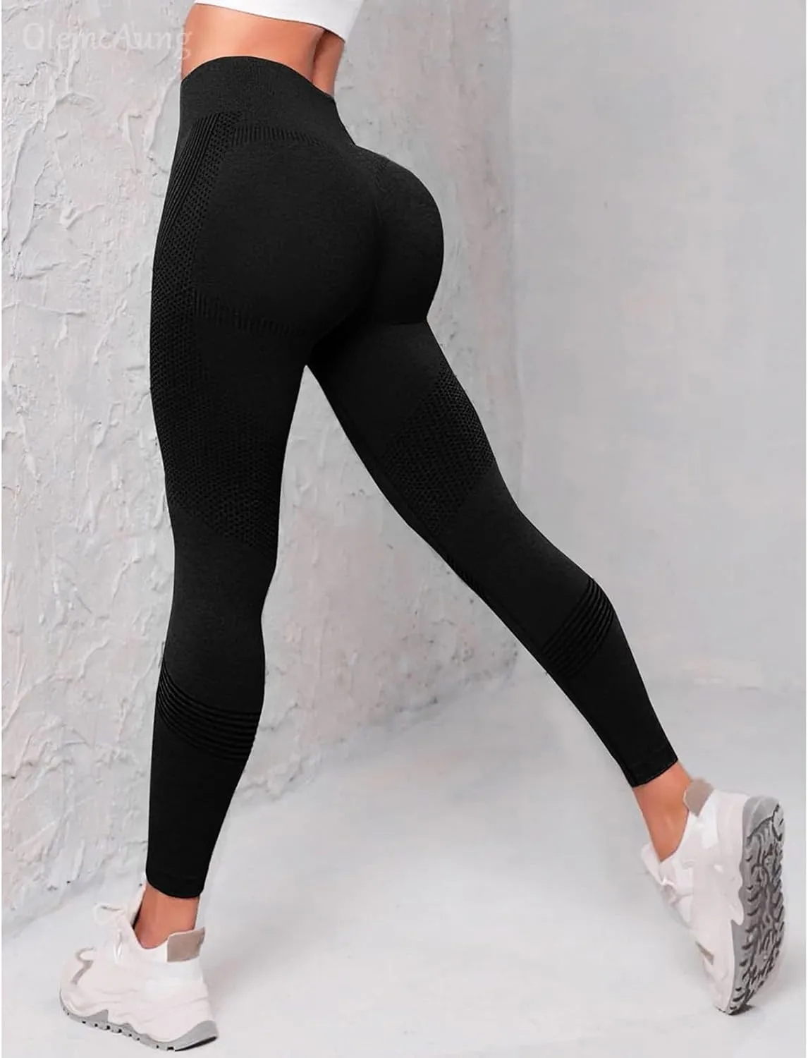 Womens High Waisted Yoga Pants Stretch Tummy Control Leggings Soft Butt Lifting Body Shaper Activewear Gym Clothes