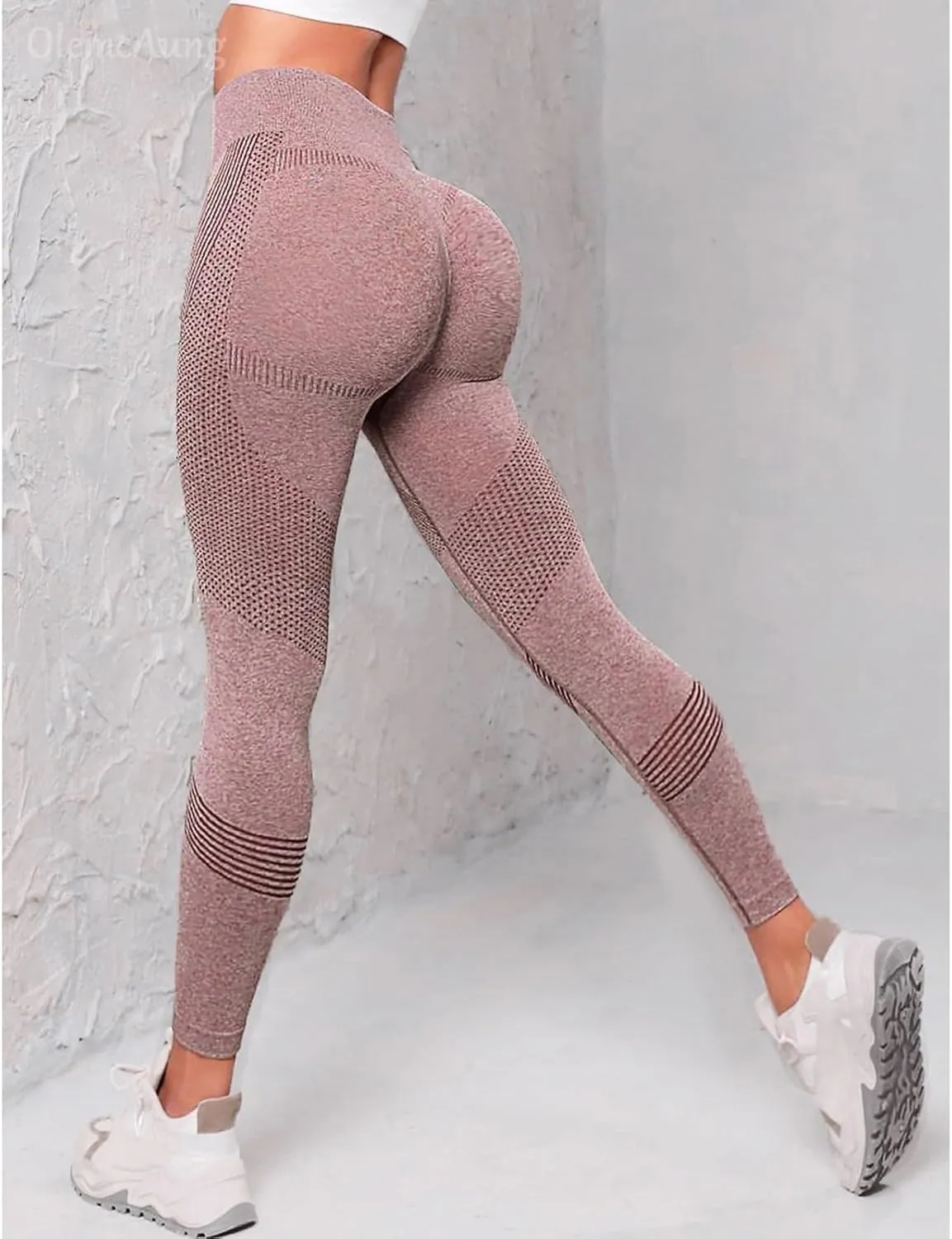 Womens High Waisted Yoga Pants Stretch Tummy Control Leggings Soft Butt Lifting Body Shaper Activewear Gym Clothes