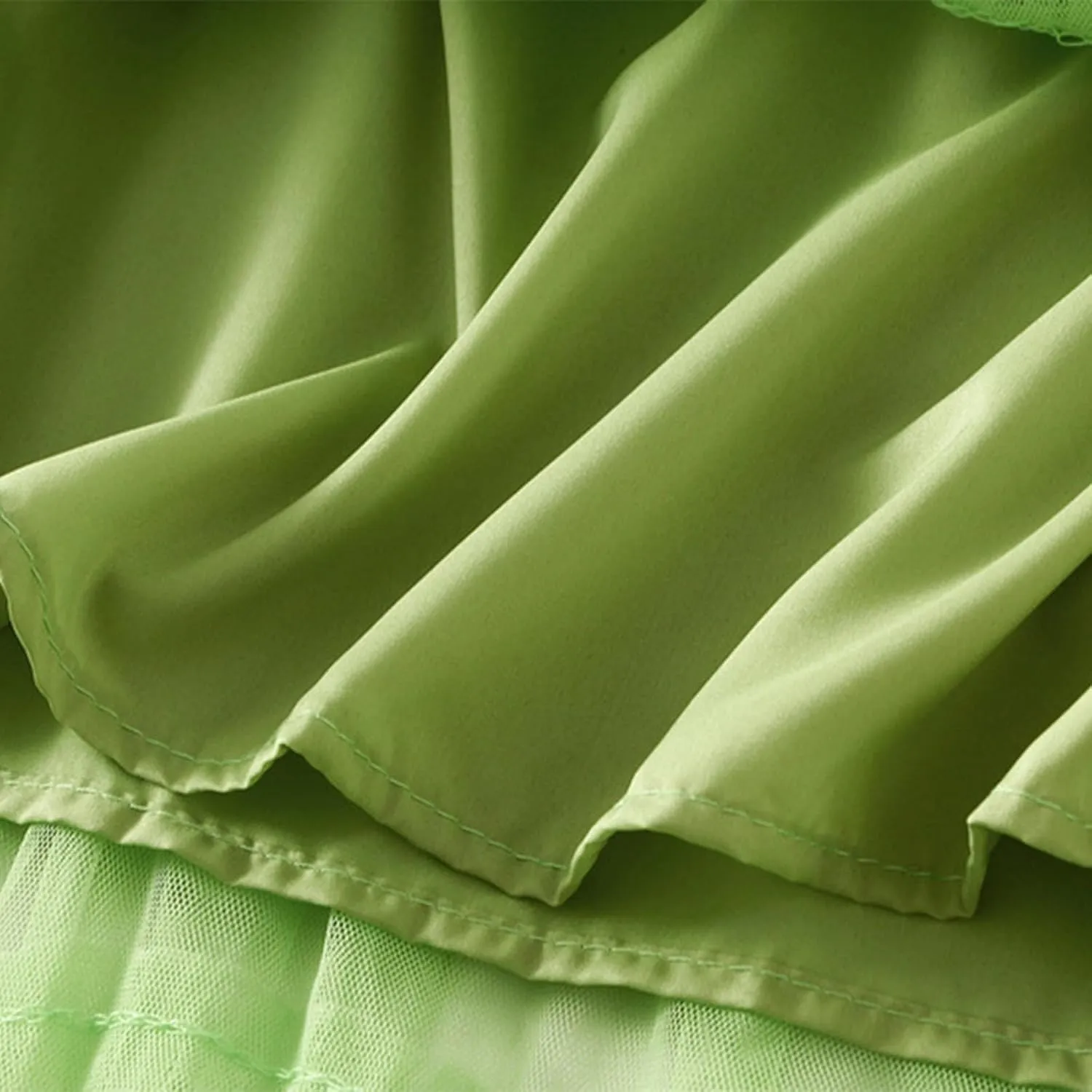 Women's Long Maxi Tulle Skirts A Line Trendy Ruffle High Waisted Tiered Layered Mesh Tutu Skirt Petticoat