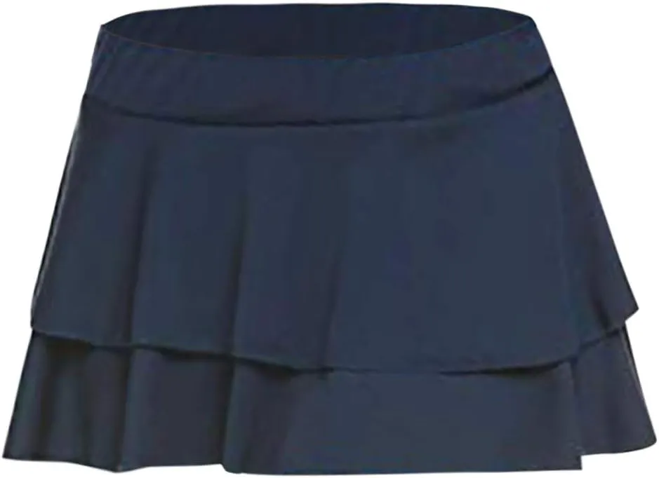 Women's Mini Skirts Sexy Lingerie Skirts Low Waist Pleated Skirts Ruffle Layered Skirt Club Party Skirts A-Line Skirt