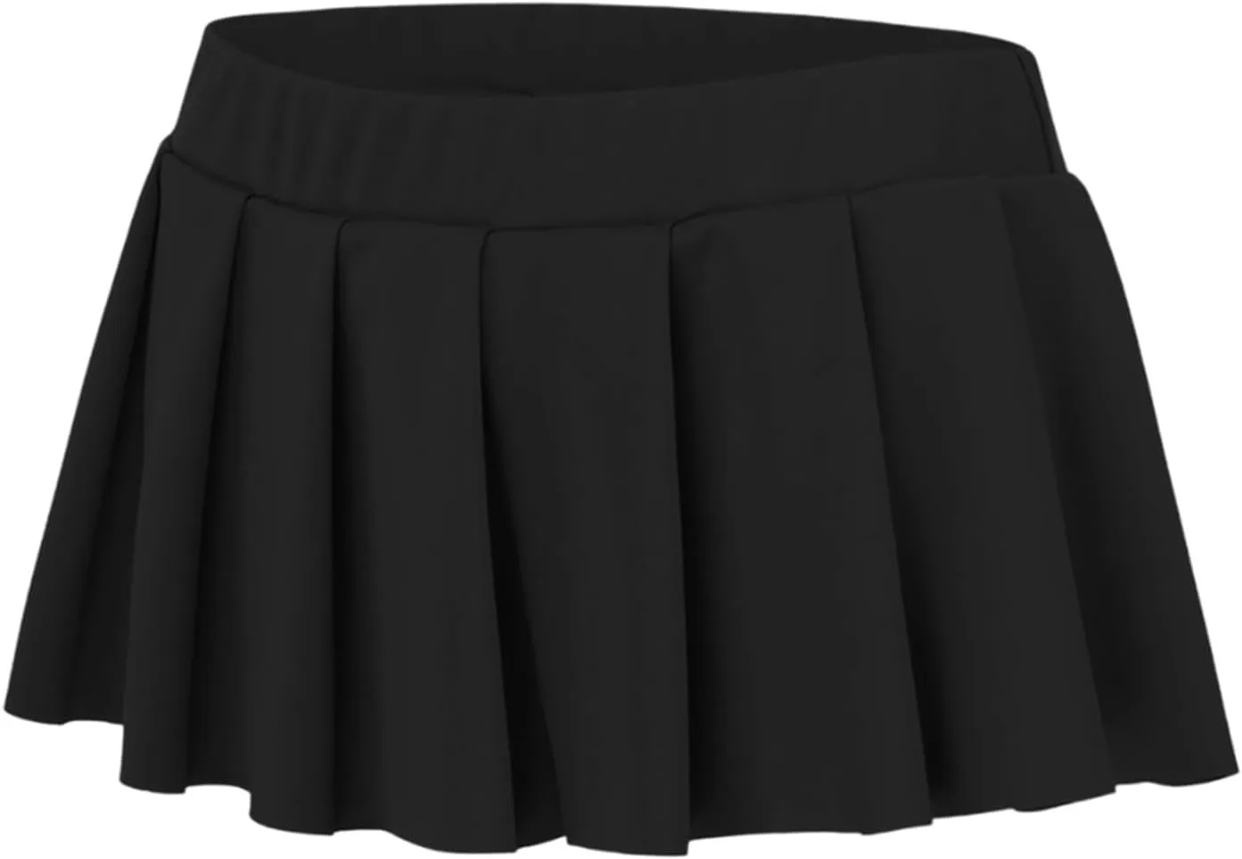 Women's Sexy Pleated Mini Skirt Elastic Low Waisted A-line Casual Ruffle Skirts Summer Club Entertainment Fashion Skirts