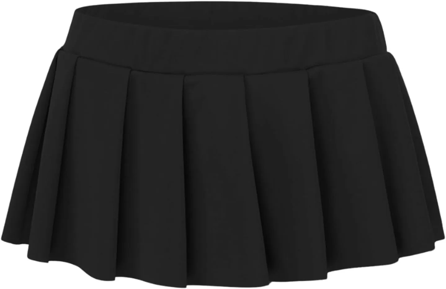 Women's Sexy Pleated Mini Skirt Elastic Low Waisted A-line Casual Ruffle Skirts Summer Club Entertainment Fashion Skirts