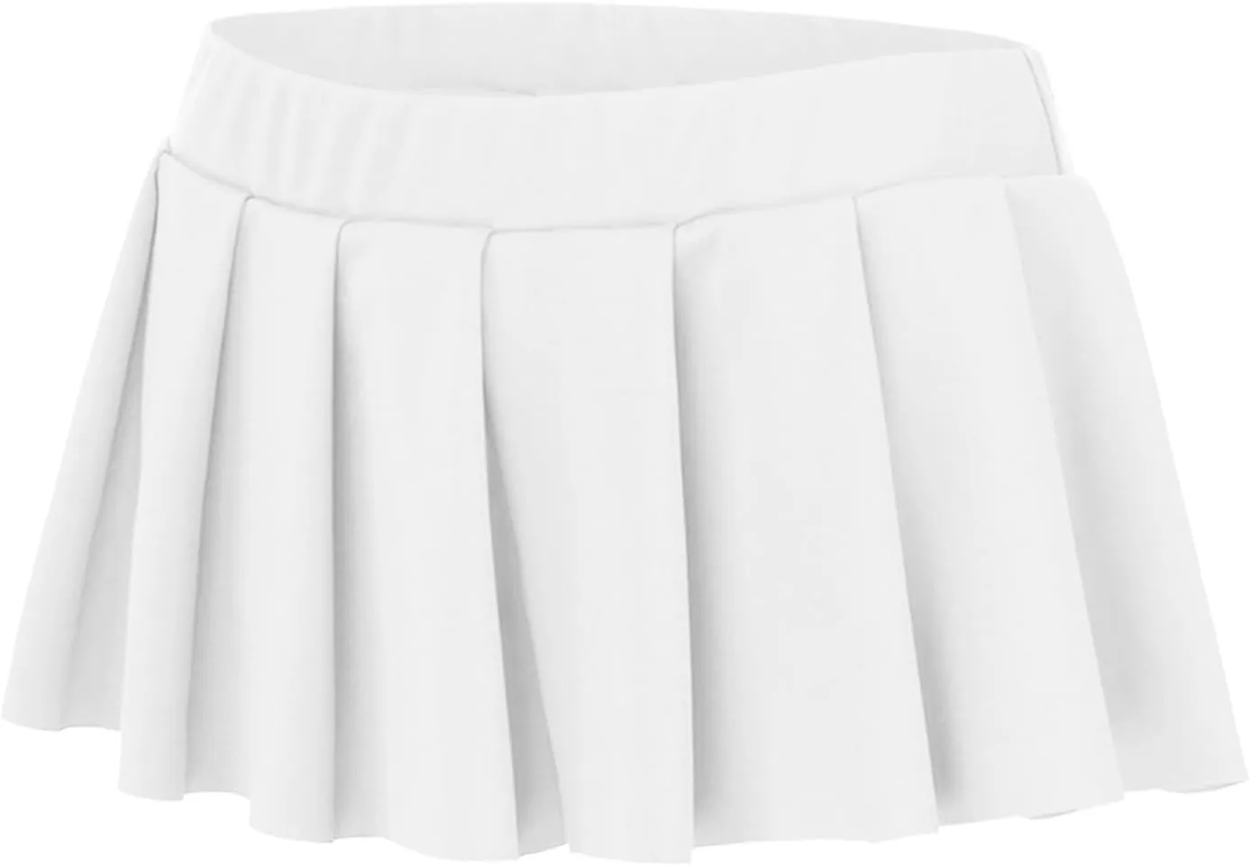 Women's Sexy Pleated Mini Skirt Elastic Low Waisted A-line Casual Ruffle Skirts Summer Club Entertainment Fashion Skirts